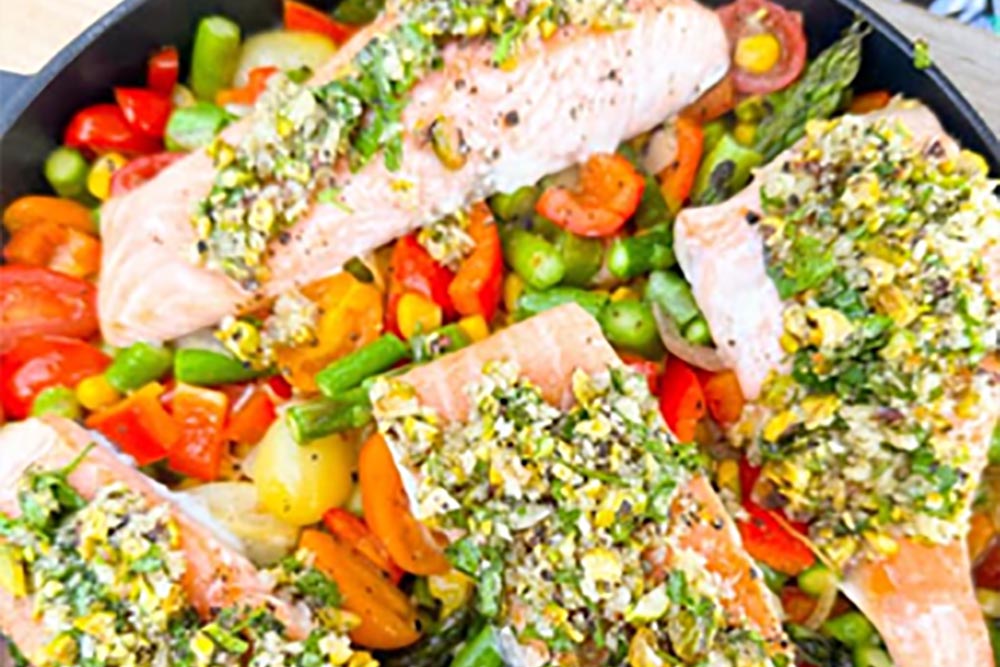 Zalm & Groentjes + Panko